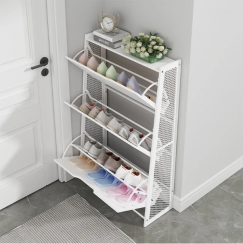 2Pcs Space Saving Home Simple Shoe Rack