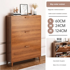 Traditional Wooden Home Shoe Cabinet
